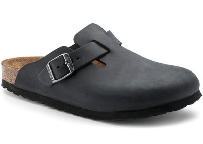 Black Oiled Leather